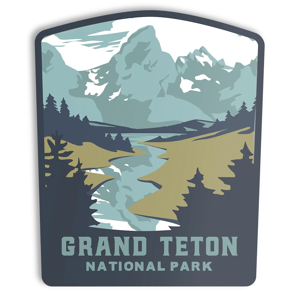 The Landmark Project, Stickers, Art & School, Vinyl, Grand Teton National Park, 639202